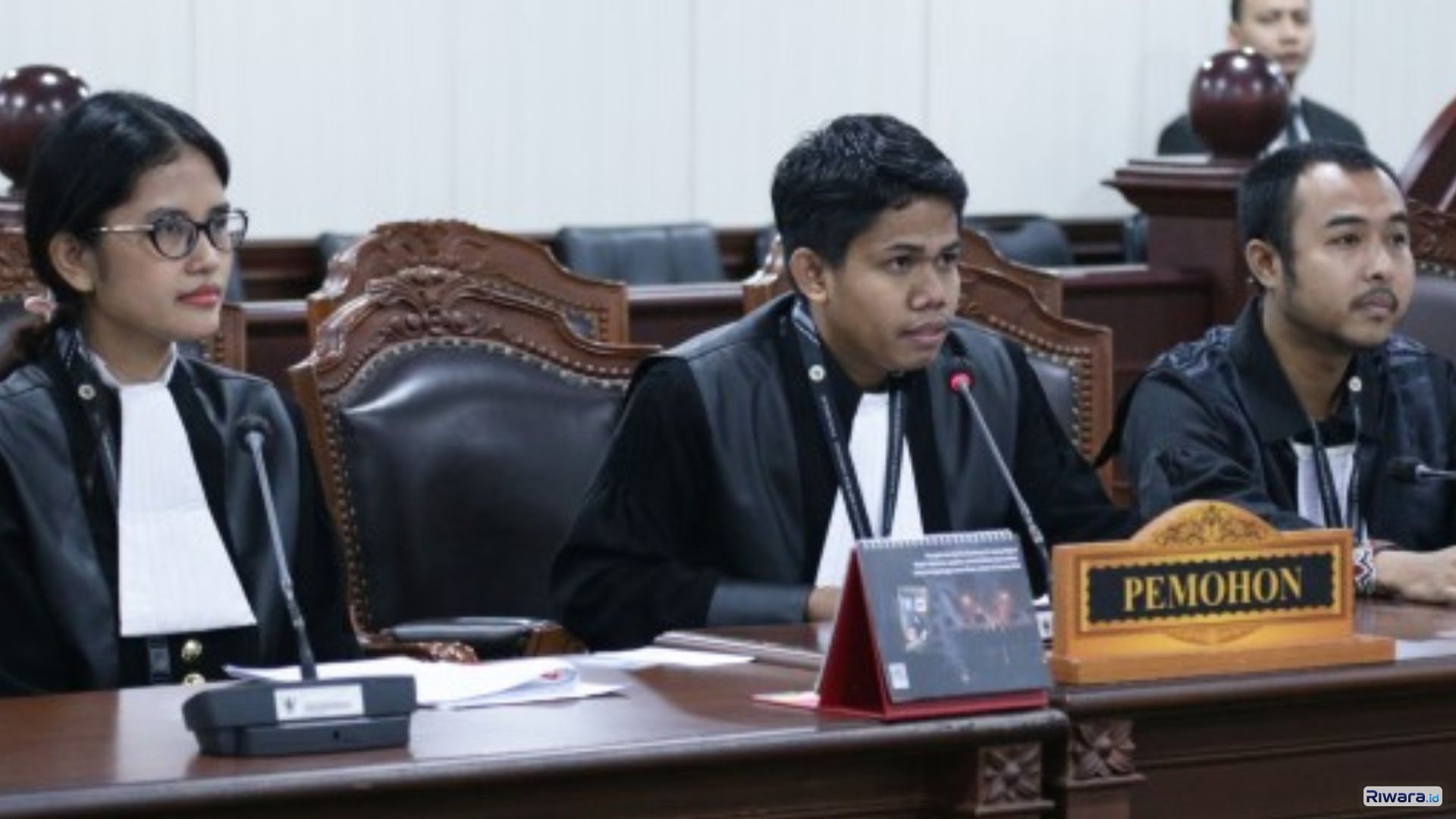 Para Pemohon saat Sidang Pemeriksaan Pendahuluan Perkara Nomor 84/PUU-XXIV/2026 Pengujian Materiil Undang-Undang Nomor 20 Tahun 2023 tentang Aparatur Sipil Negara, Jumat (6/3/2026).